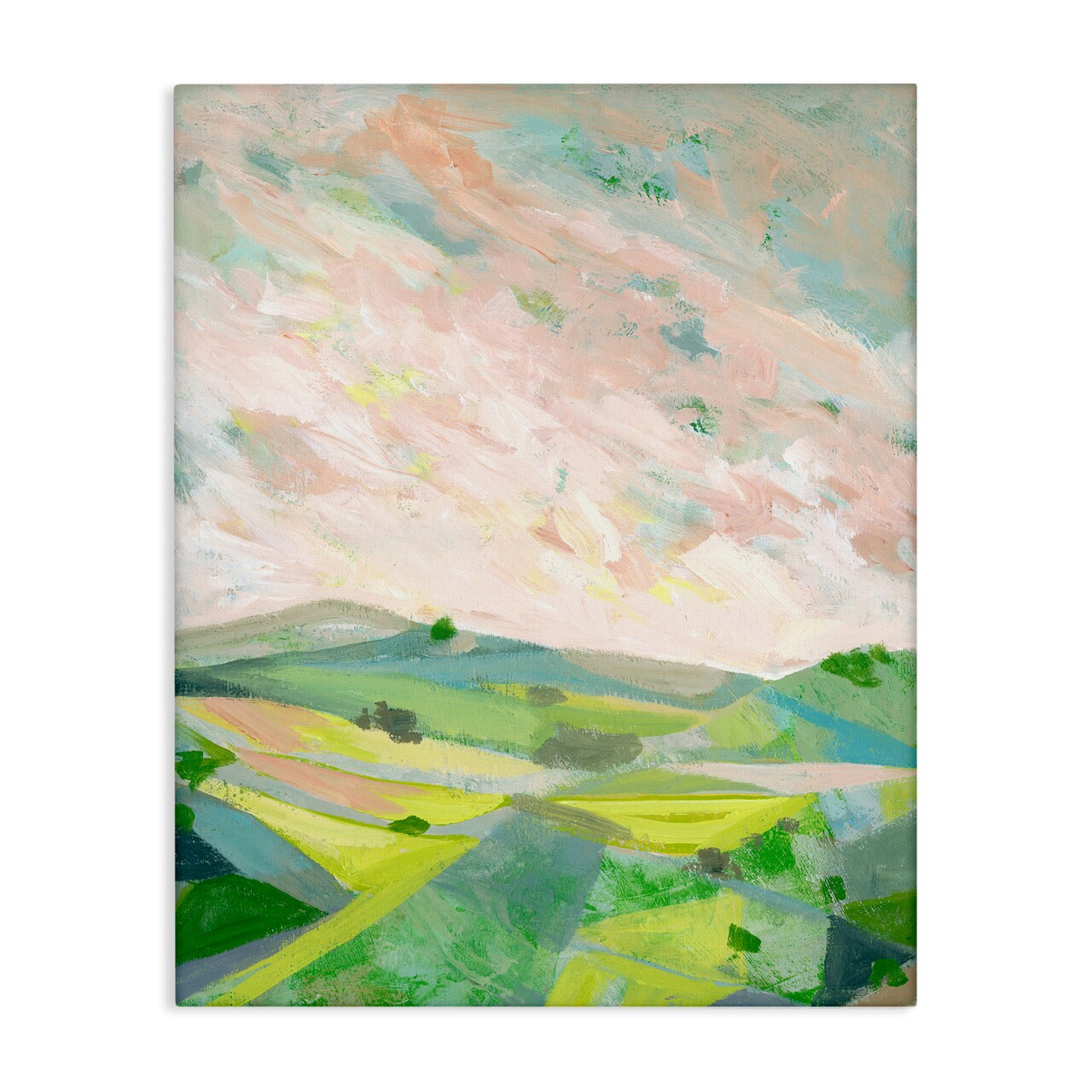 Stupell Industries Vibrant Green Hills Landscape Canvas Design by Ashley Davis